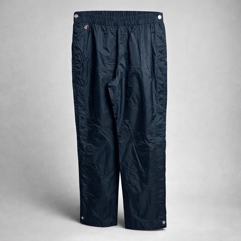 Tommy Hilfiger Vintage 90s Snap Windbreaker Pants Navy Blue Small Y2K - Picture 3 of 13